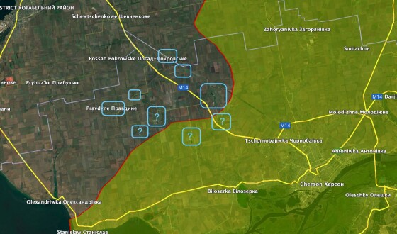 OSINT: карта щойно звільнених сіл Херсонщини