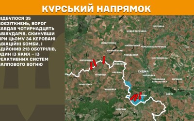 Оперативна інформація Генштабу ЗСУ станом на 08:00 01.06.2025 щодо російського вторгнення