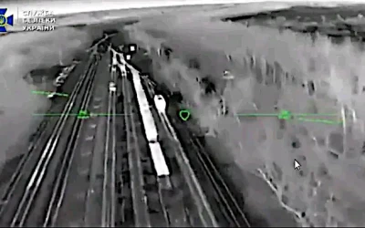 СБУ та СБС ЗСУ знищили ворожі ешелони з пальним під Луганськом (відео)