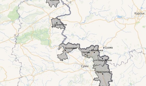Зведення про нічні та ранішні обстріли Сумщини сьогодні, 25 квітня 2025 р. (мапа)