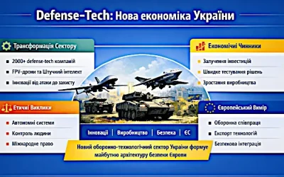 Анонс: запрошуємо на дискусію про місце України у світовому ринку сучасних технологій, в тому числі оборонних