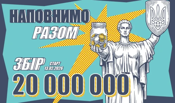 Анонс: Церемонія спецпогашення художнього блоку марки “Наповнимо разом”