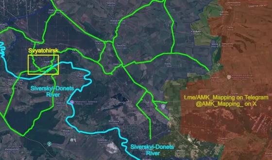 Контрнаступ під Лиманом врятував Святогірськ від російської артилерії