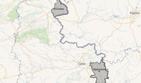Зведення про нічні обстріли Сумщини 8 березня 2024 (мапа)