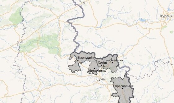 Зведення про денні обстріли Сумщини протягом вчора, 3 червня 2024 (мапа)