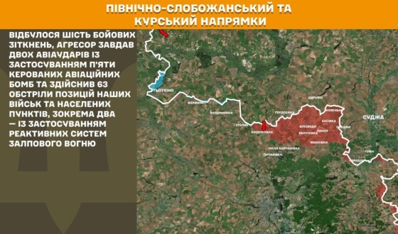 Оперативна інформація Генштабу ЗСУ станом на 08:00 10.06.2026 щодо російського вторгнення