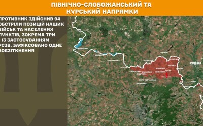 Оперативна інформація Генштабу ЗСУ станом на 08:00 01.04.2026 щодо російського вторгнення