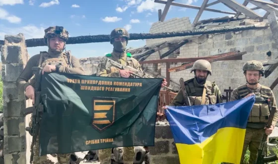 Прикордонники підрозділу «Срібна трійка» вибили ворога з Карпівки на Лиманському напрямку