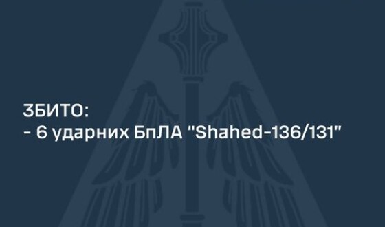 Звіт ППО: збито всі шахеди, пропущено 2 Іскандери