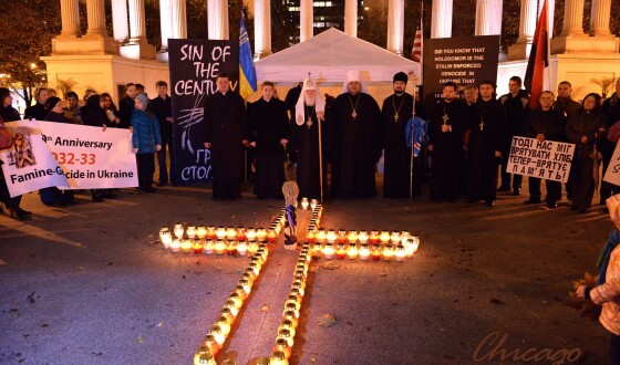 Чиказька діаспора разом з Патріархом Філаретом вшановує пам’ять жертв Голодомору