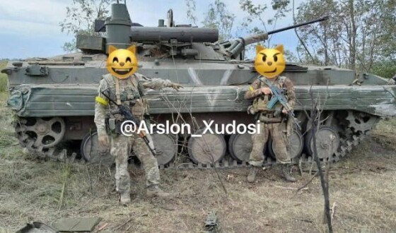 На Харківщині ЗСУ захопили нову модернізовану БМП, фото