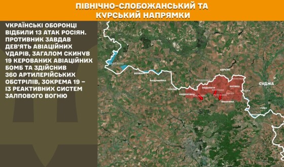 Оперативна інформація Генштабу ЗСУ станом на 08:00 03.07.2025 щодо російського вторгнення