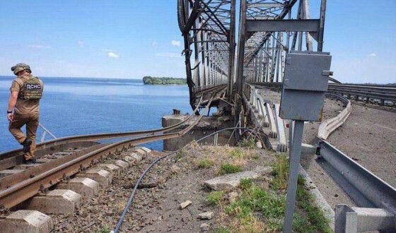 Відео: Черкаська область, удар російської ракети по мосту