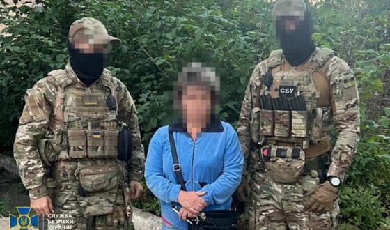 СБУ затримала російську агентку, яка «наводила» ворожий вогонь на підрозділи ЗСУ, що контратакують під Бахмутом
