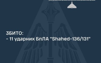 У ніч на 2 жовтня ППО збила 11 шахедів