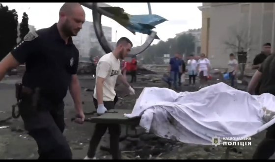 Відео: наслідки удару російських ракет по Вінниці