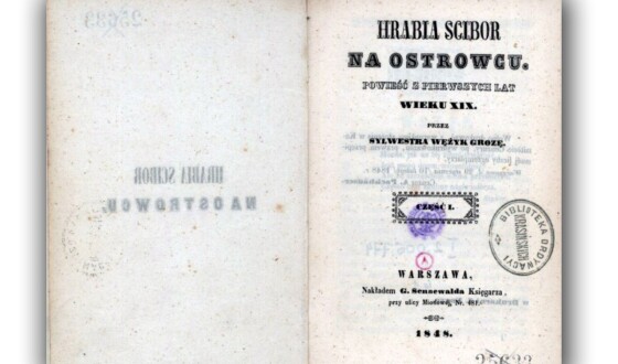 Сильвестр Венжик Гроза &#8211; польський письменник, представник «української школи» в польській літературі (230 років тому)