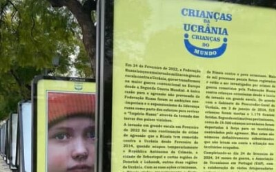 “Діти України”: у Португалії відкрили виставку просто неба