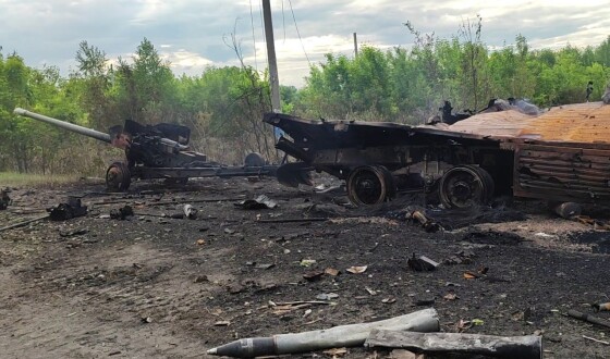 На Бєлгородщині знищено російську техніку, фото