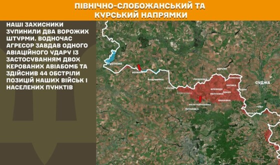 Оперативна інформація Генштабу ЗСУ станом на 08:00 09.07.2026 щодо російського вторгнення