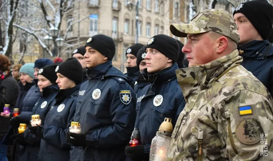 Львівські гвардійці долучились до акції вшанування жертв Голодоморів