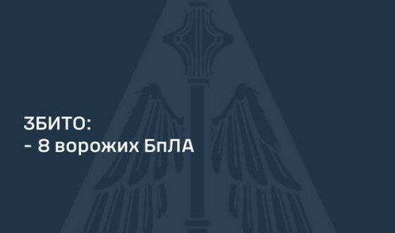 У ніч на 18 листопада ППО збила 8 шахедів