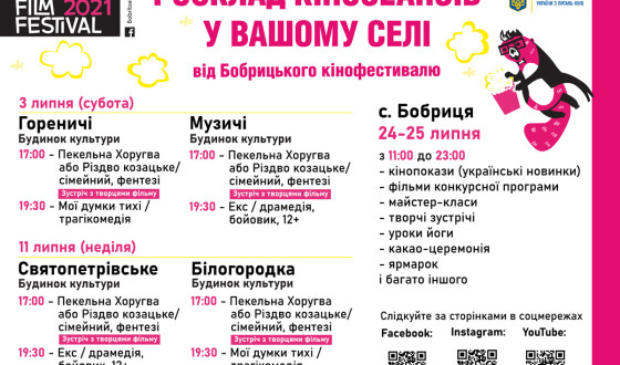 5 українських фільмів, які покажуть на Bobritsa Film Festival 2021