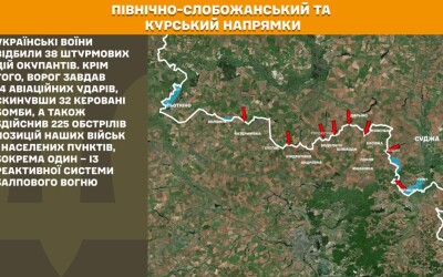 Оперативна інформація Генштабу ЗСУ станом на 08.00 17.06.2025 щодо російського вторгнення