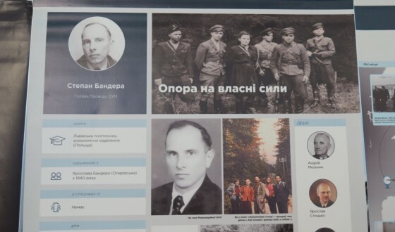 Мешканці Новосанжарської громади ознайомилися із виставкою «Мазепинці. Петлюрівці. Бандерівці»
