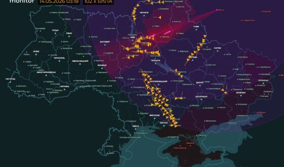 Нічна повітряна атака на Україну: основний напрямок удару – Київ