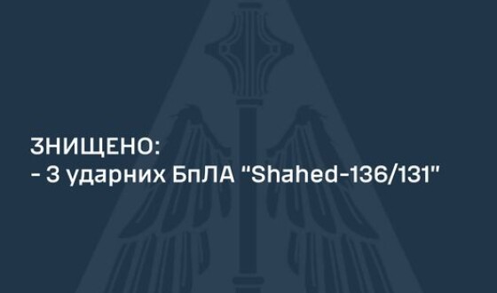 Командування Повітряних Сил: знищено три «Shahed-131/136»