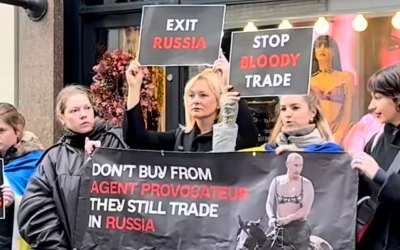 Українці Лондона мітингували проти Dolce &#038; Gabbana та інших брендів, які досі працюють в Росії