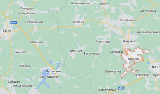 В Брянці на Луганщині горить склад боєприпасів, відео