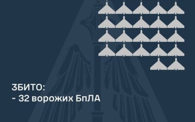 У ніч на 9 листопада ППО збила 32 шахеди