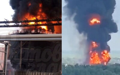 Українські БПЛА підпалили нафтобазу в Азові Ростовської області