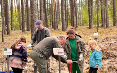 масштабна акція з висадки дерев «Дерева пам’яті українських героїв».
