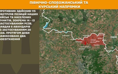 Оперативна інформація Генштабу ЗСУ станом на 08:00 20.03.2026 щодо російського вторгнення