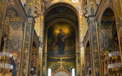 Володимирський собор у Києві (130 років тому)