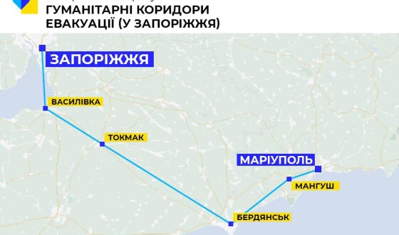 Карти гуманітарних коридорів станом на 19 березня. Які напрямки відкриті?