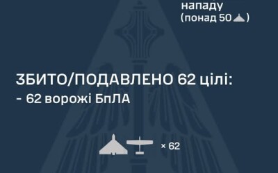 У ніч на 11 вересня ворог атакував Україну 66-ма ударними БпЛА типу Shahed