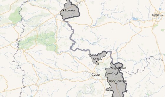 Зведення про нічні та ранішні обстріли Сумщини на 3 травня 2024 (мапа)