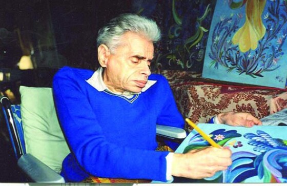 Олексій Макаренко &#8211; художник, майстер народного декоративного розпису (20 років тому)