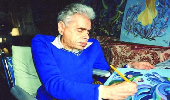 Олексій Макаренко &#8211; художник, майстер народного декоративного розпису (20 років тому)