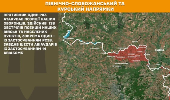 Оперативна інформація Генштабу ЗСУ станом на 08:00 13.03.2026 щодо російського вторгнення