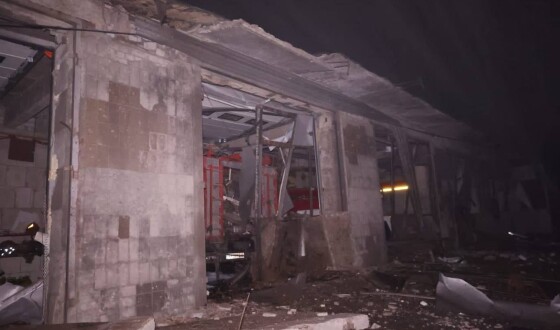 Вночі армія рф завдала ракетного удару по Ізюму, вгатила в пожежну частину