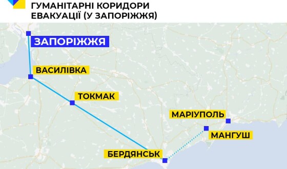 Карти гуманітарних коридорів станом на 18 березня. Які напрямки відкриті?