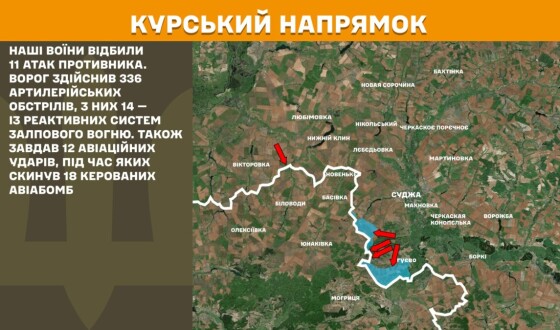 Оперативна інформація Генштабу ЗСУ станом на 08:00 07.05.2025 щодо російського вторгнення