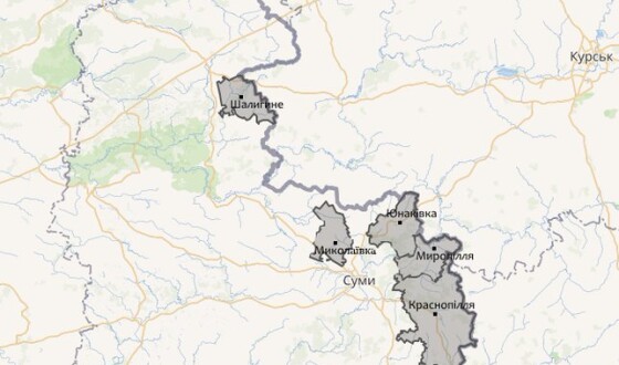 Зведення про нічні і ранішні обстріли Сумщини 26 травня 2024 (мапа)