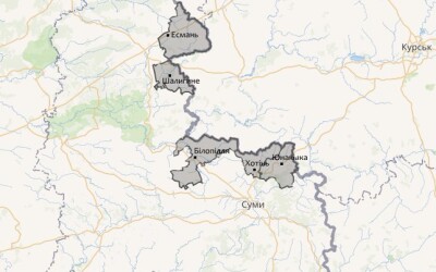 Зведення про нічні обстріли Сумщини 24 лютого 2024 (мапа)