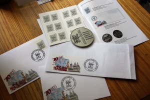 Медалі та поштові марки видані в Канаді